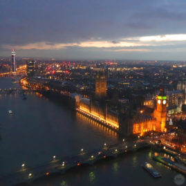 The view from the London Eye