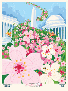 Official Poster for the 2016 National Cherry Blossom Festival