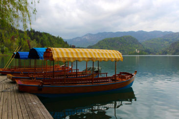 The boats of Lake Bled