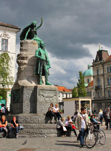 France Preseren Statue