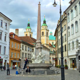 Robba Fountain, Ljubljana