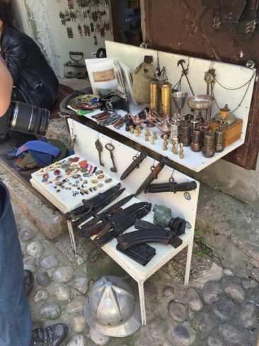 Relics from the Bosnian War in Mostar, Bosnia and Herzegovina