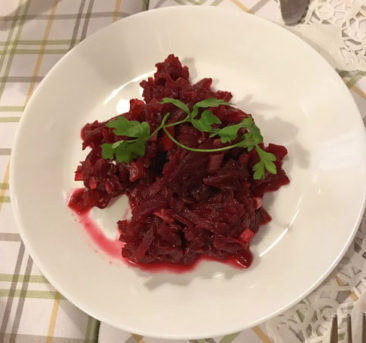 Buraczki Polish beet salad