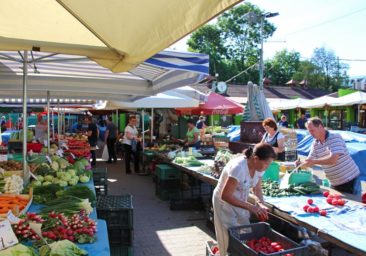 Food markets in Krakow