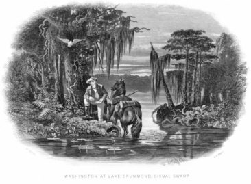 George Washington at Lake Drummond, Dismal Swamp