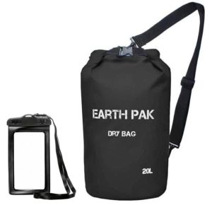 Waterproof Roll Top Dry Compression Bag with Waterproof Phone Case