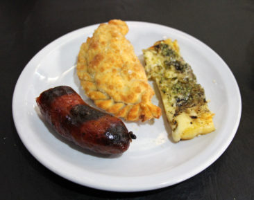Chorizo, Empanada, and Cheese