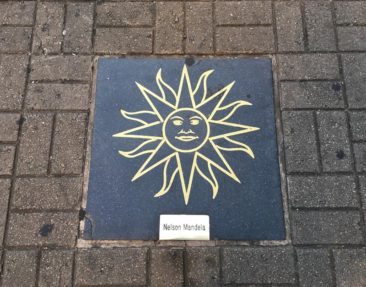 Nelson Mandela on the Montevideo Walk of Fame