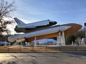 Replica of the Space Shuttle at the Marshall Spaceflight Center in Huntsville, Alabama