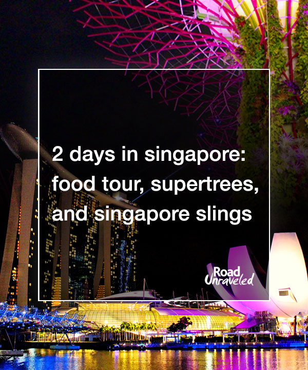 2 Days in Singapore: Food Tour, Supertrees, and Singapore Slings