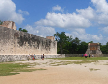 The ball court at Chichen Itza
