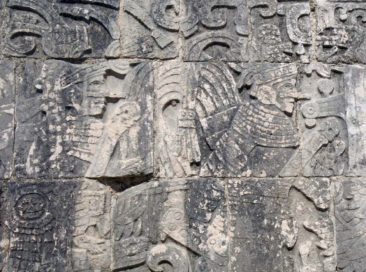 Stone carvings at Chichen Itza
