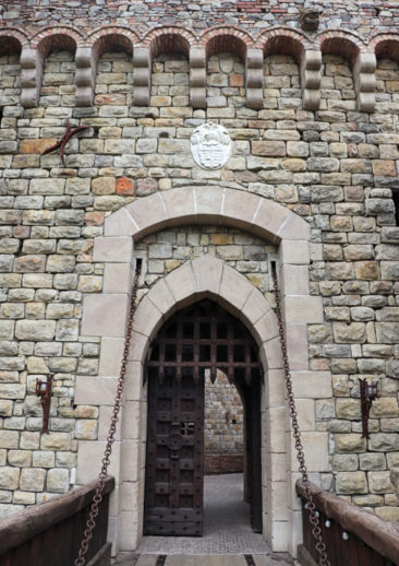 Doorway to the Castle Winery