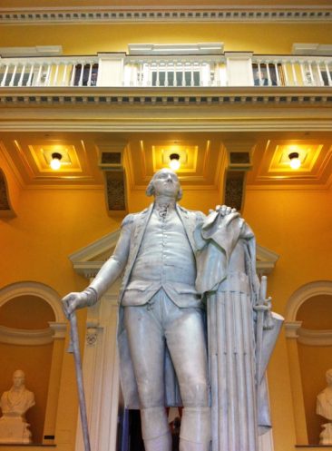 George Washington Statue in the Virginia Capital Building