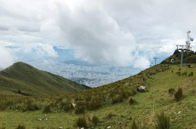 Teleferiqo view of Quito