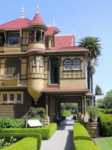 Door to nowhere in the Winchester Mystery House