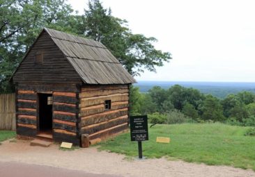 Slave housing at Monticello