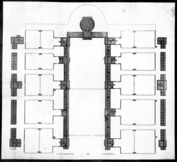 Jefferson's blueprints for UVA