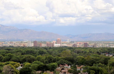 Albuquerque skyline from Pat Hurley Park