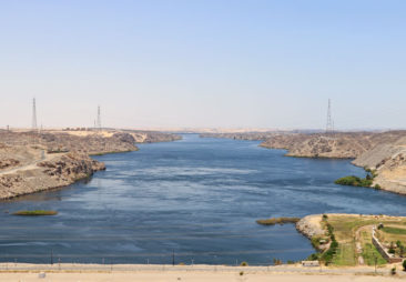 The view from Aswan Dam