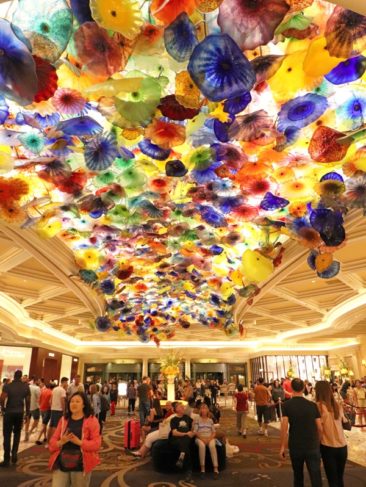 Dale Chihuly Glass Sculpture at Bellagio Las Vegas
