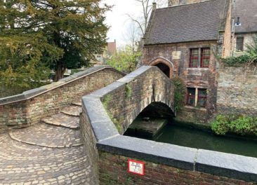 Bonifacius Bridge in Bruges, Belgium