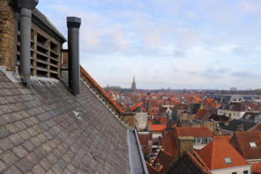 View from the top of De Halve Maan Brewery