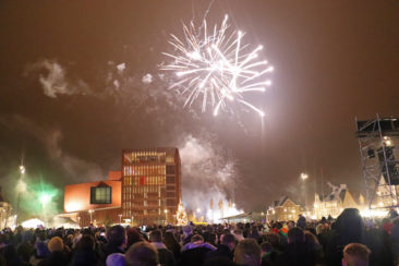 New Year's Eve Fireworks in Bruges