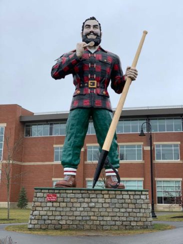 Paul Bunyon Statue in Bangor, Maine