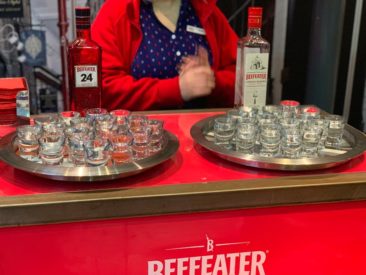 Beefeater Distillery Tour samples