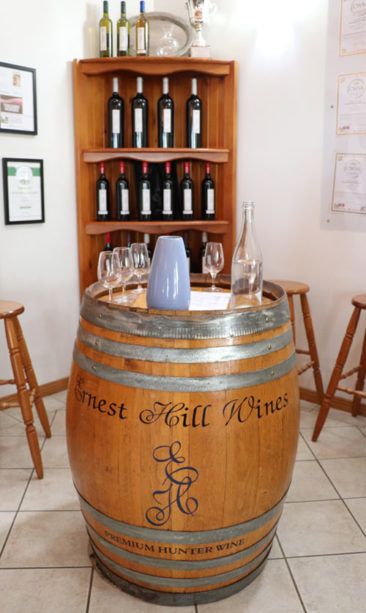 Ernest Hill Wines in the Hunter Valley