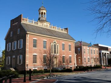 The Old State House in Dover, Delaware
