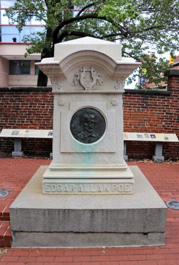 Edgar Allan Poe's Grave in Baltimore