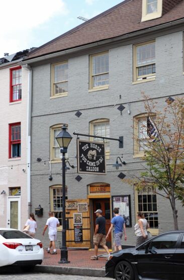 Edgar Allan Poe's bar in Baltimore