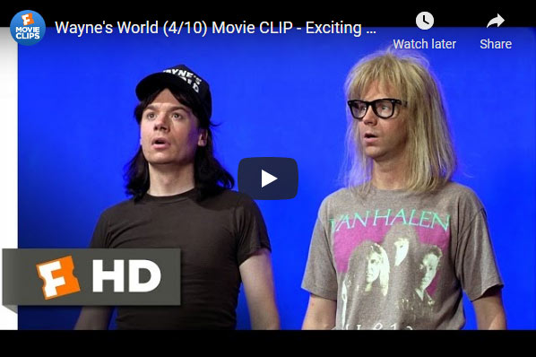 Waynes World Delaware scene