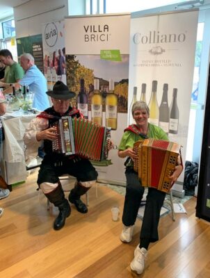 Traditional music at the Embassy of Slovenia