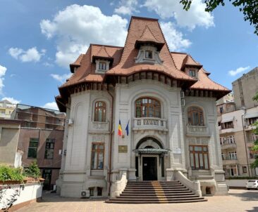 National House of Public Pensions in Bucharest, Romania