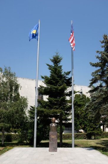 Madeleine Albright statue in Kosovo