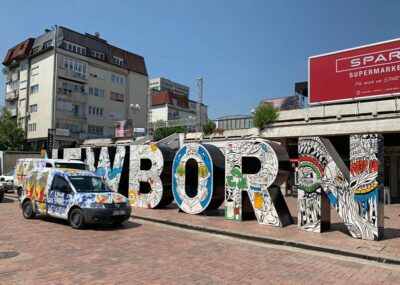 Newborn Monument in Kosovo