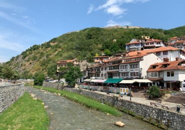 Prizren Fortress in the distance