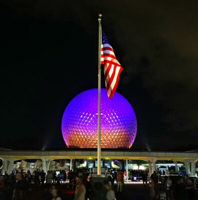 Good night from Epcot