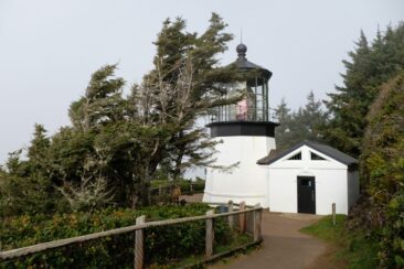 Cape Meares Lighthouse along the Oregon coast