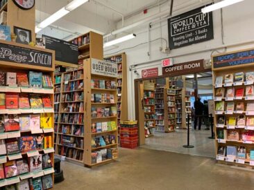 Interior of Powell's Books in Portland, Oregon