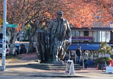 The Lenin Statue in Seattle, Washington