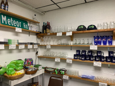 UFO store gift shop near the Kecksburg VFD