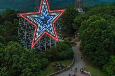The Roanoke Star (Mill Mountain Star). Source: VisitRoanokeVA.com