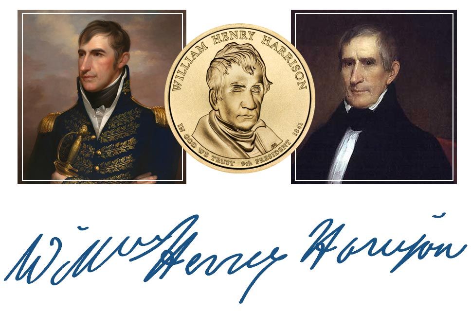 William Henry Harrison President Quarter, Signature, and Portrait