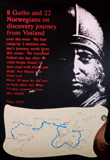 Kensington Runestone Poster