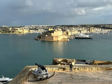 Saluting battery in Valletta