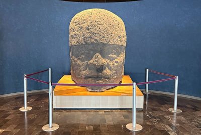 Giant Olmec head